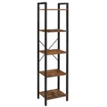 Produktbild: Boxxx Regal, Braun, Schwarz, Holzwerkstoff, Vintage, 5 Fächer, 39.6x154x30 cm, Typenauswahl, stehend, in verschiedenen Größen erhältlich, Wohnzimmer, Regale, Bücherregale