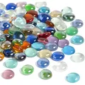 Produktbild: Bunte Glassteine & Muggelsteine 200-220 Stück 900g｜15-20mm Farbige Glasnugget...