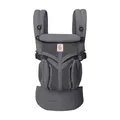 Produktbild: Ergobaby Babytrage für Neugeborene ab Geburt, Baby Tragesystem Omni Classic Mesh, Baby-Tragetasche Bauchtrage Rückentrage, Charcoal Grey