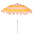 Produktbild: Mica Decorations Neigbarer Sonnenschirm mit Streifenmuster - Stockschirm 238 x Ø