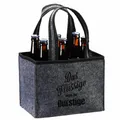Produktbild: Flaschenkorb Flaschenträger Flaschentasche Das flüssige.. Filz Männerhandtasche
