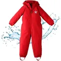 Produktbild: BMS Regenoverall Regenanzug für Kinder 100% wasserdicht & atmungsaktiv - PFC frei im praktischen Design rot 110