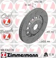 Produktbild: ZIMMERMANN 100.3367.70 Brake Disc for AUDI,CUPRA,SEAT