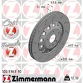 Produktbild: ZIMMERMANN 2x Bremsscheibe vorne Ø370 mm belüftet Gelocht für Seat Ateca KH7