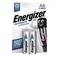 Produktbild: 2 ENERGIZER AA Ultimate Lithium L91 Batteries 2BL 1,5V Mignon Stilo LR6 2042 Neu