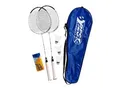 Produktbild: Best Sporting Badminton Schläger Set 200 XT mit Bällen I 2 Federballschläger mit 3 Federbällen I Leichte Badmintonschläger 108 g I Federball Schläger mit Lawntex Saiten I inkl. Tragetasche
