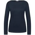 Produktbild: STREET ONE Langarmshirt Style QR new Lanea Basic Langarmshirt blau 36 EU