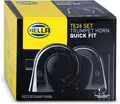 Produktbild: Hella Hupe Fanfare Set für Mercedes-Benz A B C E Klasse SL CLK SLK ML R129 R170
