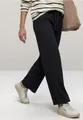 Produktbild: Hose Crinkle Crash schwarz 38/30 StreetOne casualfit highwaist wideleg 380288
