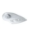 Produktbild: LED Wandlampe Metall Weiß OSRAM 4000 K IP54 Sensor B:9.2 cm Wandleuchte Garten