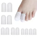 Produktbild: 12 Stück Zehenkappen, Zehenschutz Silikon, Zehenschutz Großer Zeh, Gel Zehenkappen, Atmungsaktive Zehenschutz Zehenkappen, für Blasen, Hühneraugen, Zehennägel Verlust, Reibung Schmerzlinderung
