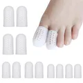 Produktbild: 12 Stück Zehenkappen, Zehenschutz Silikon, Zehenschutz Großer Zeh, Gel Zehenk...