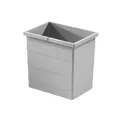 Produktbild: Hailo Inneneimer 1093479 | 18 Liter Doppelhenkel | Abfalleimer Einsatz für Raumspar Tandem/Rondo | Kunststoff Hellgrau Ersatz Mülleimer Passend Modelle 3603631, 3603931, 3612231, 3612241