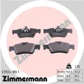 Produktbild: ZIMMERMANN Brake Pad Set, disc brake 23924.180.1