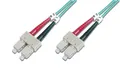 Produktbild: DIGITUS LWL Patchkabel, SC-Duplex - SC-Duplex, OM3, 1,0 m