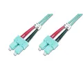 Produktbild: DIGITUS LWL Multimode OM3 Patchkabel Duplex SC / SC 1m Netzwerkkabel Patch Kabel