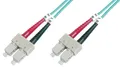 Produktbild: DIGITUS LWL Patchkabel, SC-Duplex - SC-Duplex, OM3, 1,0 m