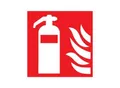 Produktbild: SafetyMarking Brandschutzschild Folie B200xH200 mm Feuerlöscher langnachleuchtend ; wolk (38.A5015)