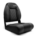 Produktbild: Luxus Low Back Bootssitz - Secret - Dark Series/Steuerstuhl/Klappbarer Bootsstuhl