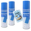 Produktbild: com-four® 3X Schneespray-Entferner - Snowremover für Fenster und Spiegel - Effektive Reinigung von Schneespray, Glow-in-The-Dark-Sprühschnee & Eisblumen-Spray (Entferner Spray)