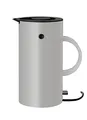 Produktbild: Stelton Wasserkocher EM77 - Elektrischer Kocher, Wasserkessel, Teekanne - Schnell kochend, niedriger Energieverbrauch, entnehmbarer Kalkfilter, Sicherheitsschalter - 1,5 Liter, Grau, EU-Stecker
