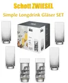 Produktbild: 6x Longdrinkgläser Simple Schott Zwiesel Trinkglas Longdrink Glas - Gläser Set