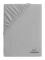 Produktbild: Sansibar Sylt Spannbettlaken Topperbezug SANSIBAR Jersey BL 140x200 cm grau