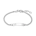 Produktbild: Amor Identarmband 925 Sterling Silber Unisex Mädchen Jungen Armschmuck, 12+2 cm, Silber, Engel, Kommt in Schmuck Geschenk Box, 2021559
