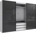 Produktbild: Wimex Schwebetürenschrank Magic by fresh to go tolles EXTRA: mit drehbarem TV-Element, Fronten aus Glas