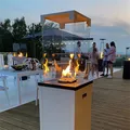 Produktbild: Kratki Terrassenheizer Gas PATIO LIGHT weiß 8,2 kW Propan heizstrahler terrasse