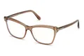 Produktbild: Tom Ford FT5619-B 045 55 Brille Brillenfassung Brillengestell Braun Blaufilter