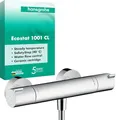 Produktbild: hansgrohe Ecostat 1001 CL - Duschthermostat Aufputz, Duscharmatur mit Sicherheitssperre (SafetyStop) bei 40° C, Thermostat-Armatur für die Dusche, Mischbatterie für 1 Verbraucher, Chrom, 13211000
