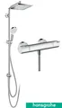 Produktbild: Hansgrohe Ecostat Regendusche Set Thermostat 13211000 Duschsystem  Crometta Reno