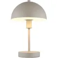Produktbild: Tischleuchte Schlafzimmerlampe Pilzleuchte sandfarben Leseleuchte Beistelllampe, Metall, E14 Fassung, DxH 20x31 cm