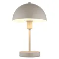 Produktbild: Tischleuchte Tischlampe Wohnzimmerleuchte Pilzform 1 flammig sandfarben H 31 cm