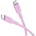 Produktbild: Goobay USB-C-Silikonkabel, 1,5 m, Pink
