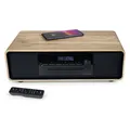 Produktbild: Thomson MIC300IBT sw/holz Micro-Anlage 60W,UKW,Bluetooth,CD,USB,Induktionsladen (Bluetooth, CD Player) (3499550388657)