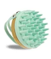 Produktbild: Fantasia Beauty Kopfhaut Massagebürste – Shampoo Bürste & Scalp Scrub aus Bambus und weichem Silikon – Scalp Massager für entspannende Kopfmassage – Ergonomisches Design für alle Haartypen
