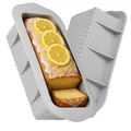 Produktbild: Backefix Brotbackform Silikon 21 cm – Mittelgroße Kastenform, auch als Kuchenform mit 1200ml zum Brot und Kuchen backen, starke Seitenstützen gegen Ausbeulen (antihaftend, flexibel, PFAS-, BPA-frei)