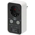 Produktbild: Brennenstuhl 1506180 Timer Uhr Digitaler Countdown Zeitschaltuhr Display Weiss