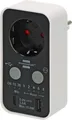 Produktbild: Brennenstuhl Countdown Timer-Steckdose mit USB A und USB C schwarz/weiЯ IP20