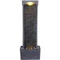 Produktbild: Teamson Home 98 cm Indoor Garten Modern Gebogener Wasserfall Brunnen Schwarz