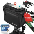 Produktbild: MIVELO Lenkertasche Fahrrad für KLICKfix - inkl. Adapter - Fahrradtasche Lenker - wasserabweisend & geräumig - Lenkertasche - Tasche Lenker - E-Bike tauglich - mit Handyfach