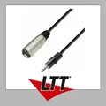 Produktbild: Adam Hall Cables K3 BWM 0300 - 3,5 mm Stereo-Klinke Stecker auf XLR, 3m