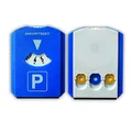 Produktbild: Prolac Parkscheibe für Autos, mit 3 integrierten Einkaufswagenchips und Eiskratzer - Parkuhr aus widerstandsfähigem Kunststoff - Eiskratzer Auto