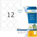 Produktbild: Herma Etiketten A4 60mm rund 25 Blatt 300 Stück