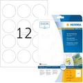 Produktbild: Herma Etiketten A4 60mm rund 25 Blatt 300 Stück | Herma Etiketten A4 rund | 5067