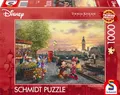 Produktbild: Schmidt Spiele 58044 Thomas Kinkade, Disney, Mickey & Minnie in London, 1000 Teile Puzzle