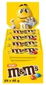 Produktbild: Mars GmbH Süßigkeit M&M'S Peanut 24x45g Schokolinsen, Schokolinsen, Schokolade, M&M, Peanut, Nuss, Erdnuss