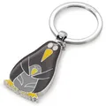 Produktbild: TROIKA Schlüsselanhänger Pinguin mit Küken – Metall Schlüsselring, Keyring neu